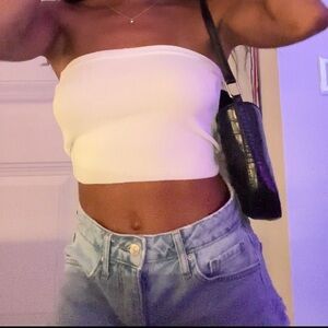 White tube top
